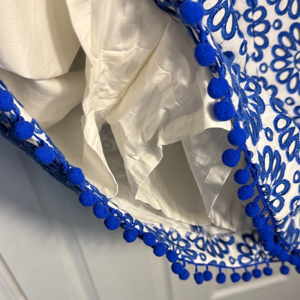 Lilly Pulitzer Blue and White Floral Mini Dress - Picture 2 of 7
